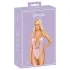 Kissable - body damă cu broderie florală roz