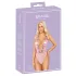 Kissable - body damă cu broderie florală roz - L/XL