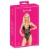 Kissable - body din dantelă (negru)