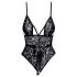 Body tentant dantela (negru)