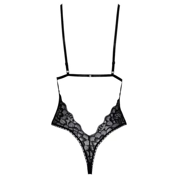 Kissable - body din dantelă (negru) - L/XL