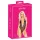 Kissable - body cu broderie roz (negru) - L/XL
