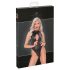 Noir - body cu model piele de șarpe (negru)
