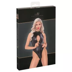 Noir - body cu model piele de șarpe (negru) - XL