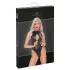 Noir - body cu model piele de șarpe (negru) - XL