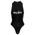 Noir - body cu model piele de șarpe (negru) - XL
