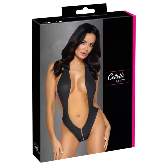 Cottelli Party - body sexy cu guler - negru