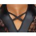 Cottelli Party - body floral negru - M