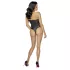 Cottelli Party - body cu model floral - negru - L