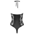 Cottelli Party - body cu model floral - negru - L