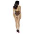 Cottelli - body dantelat deschis, brodat (negru-lila) - L