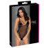 Cottelli - body dantelat deschis, brodat (negru-lila) - L
