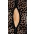 Noir - body negru cu mânecă lungă și model leopard - M