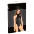 Noir - body lucios cu guler halter (negru) - M