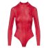 Cottelli - body roșu cu model de piele de șarpe - L