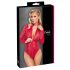 Cottelli - body roșu cu model de piele de șarpe - L