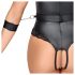 Cottelli Bondage - body provocator cu sâni deschiși (negru) - M