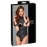 Cottelli Bondage - body deschis cu sâni goi - negru - L