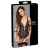 Cottelli Bondage - body dantelă deschis - negru - M
