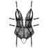 Cottelli Bondage - body dantelă deschis - negru - L