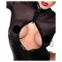 Noir - body lucios cu inserție transparentă - negru - L