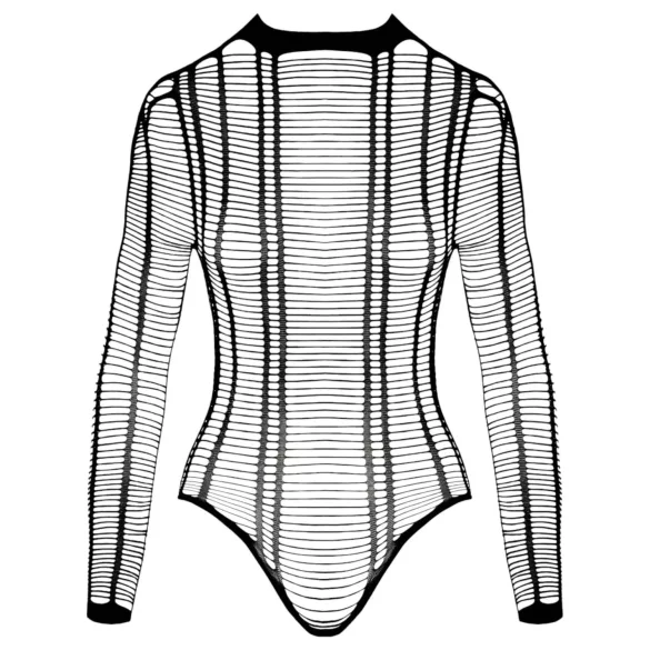 Cottelli - body deschis cu dungi - negru - S-L