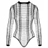 Cottelli - body deschis cu dungi - negru - S-L