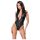 Cottelli - body cu efect strălucitor (negru) - L