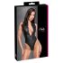 Cottelli - body cu efect strălucitor (negru) - L