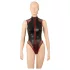 Cottelli - body din plasă cu fermoar (negru)