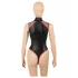 Cottelli - body din plasă cu fermoar (negru)