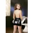 Cottelli - Rochie sexy cu guler la gât - negru - M