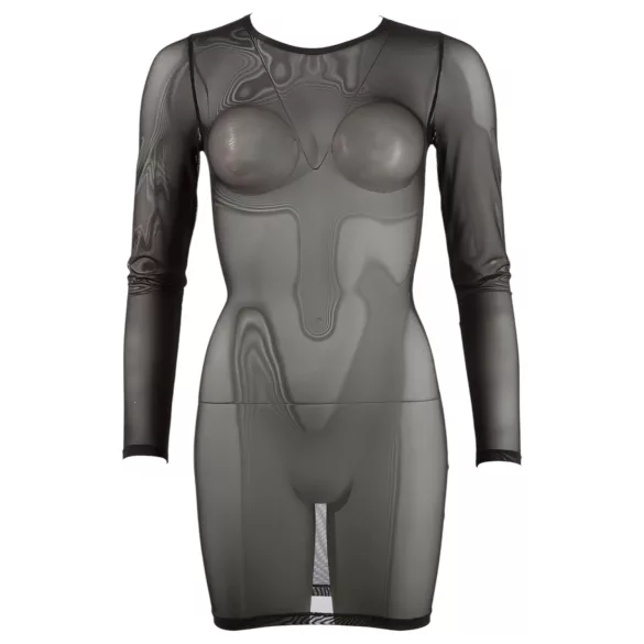 Cottelli - rochie transparentă - negru