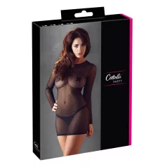 Cottelli - rochie transparentă - negru - M