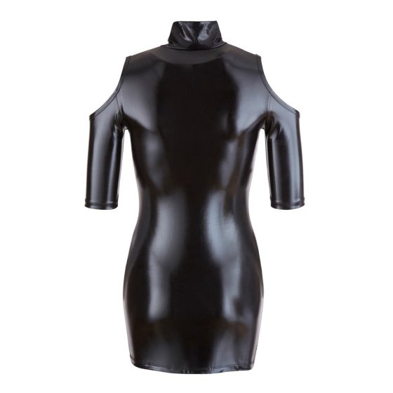 Cottelli - rochie de petrecere cu decolteu și umeri decupați (neagră) - XL