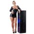 Rochie de petrecere neagră Cottelli cu fermoar strălucitor - XL