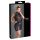 Cottelli Plus Size - rochie chiffon strălucitoare (negru)