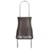 Abierta Fina - rochie mini sexy - aspect strălucitor - negru
