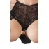 Abierta Fina - rochie mini sexy - aspect strălucitor - negru - L