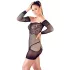 Mandy Mystery - rochie plasa cu detalii și chilot negru (S-L)