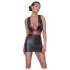 Cottelli Party - rochie mulată cu dungi (negru-roșu) - XL