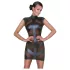 Cottelli - rochie mulată lucioasă - negru - M