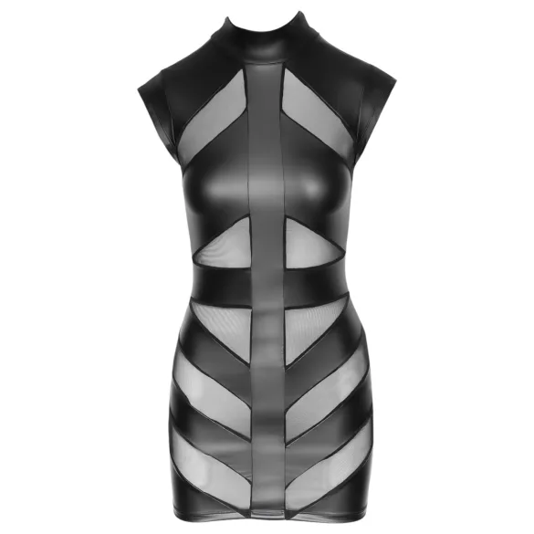 Cottelli - rochie mulată lucioasă - negru - M