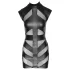 Cottelli - rochie mulată lucioasă - negru - L