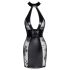 Noir - Rochie Mini cu Șireturi (Neagră) - L