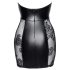 Noir - Rochie Mini cu Șireturi (Neagră) - L