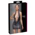 Cottelli Party - rochie gât halter (argintie) - M