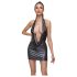 Cottelli Party - rochie gât halter (argintie) - M