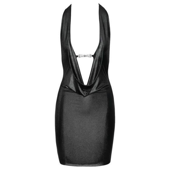 Cottelli Party - rochie scurtă cu guler la gât - argintiu - M