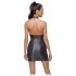 Cottelli Party - rochie gât halter (argintie) - L